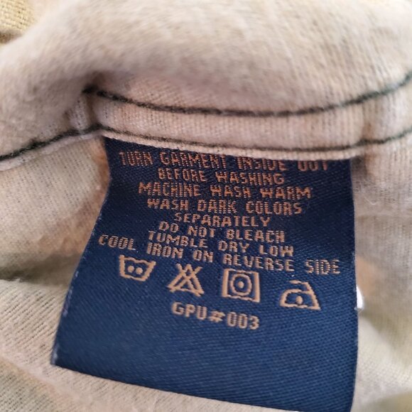 Freedom Foundry Mens Cotton Button-Up Pocket Green Shirt Large - Picture 8 of 9